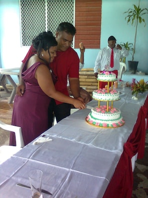 Área interna para casamento