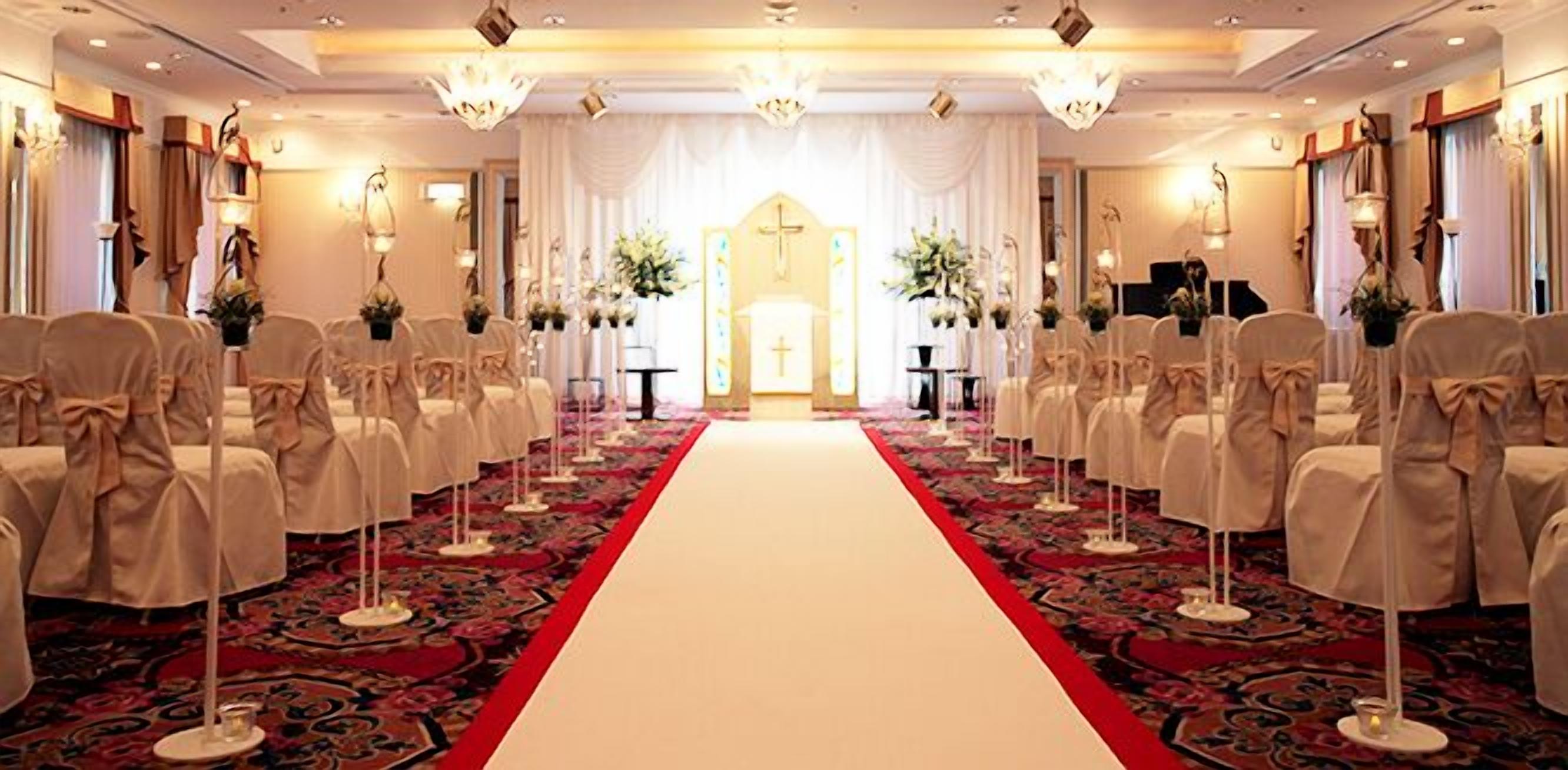 indoor wedding
