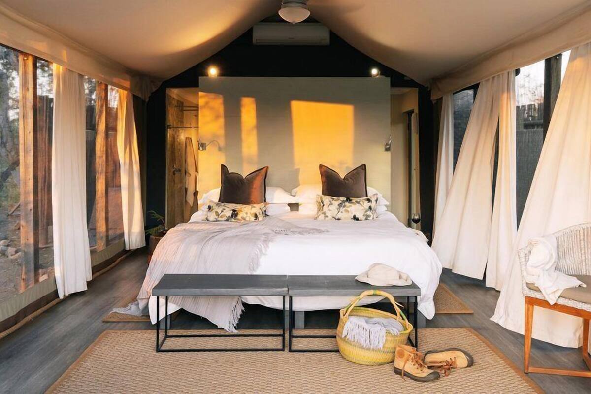 Luxury Tent | Premium bedding, minibar, in-room safe, individually decorated