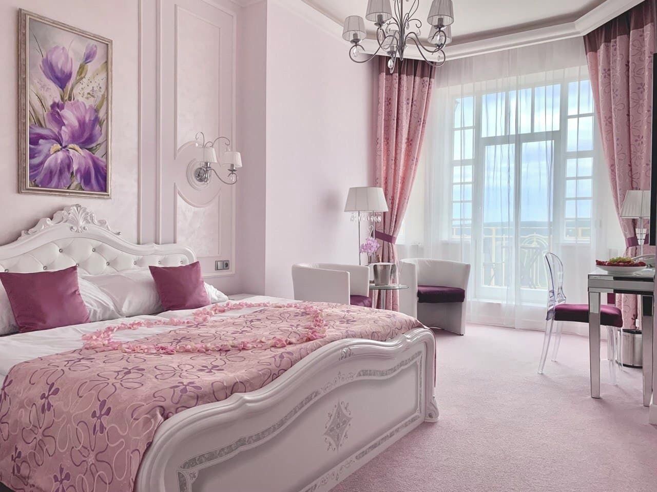 豪華雙人房, 1 張加大雙人床, 陽台, 公園景觀 | 高級寢具、客房內保險箱、免費無線上網、床單