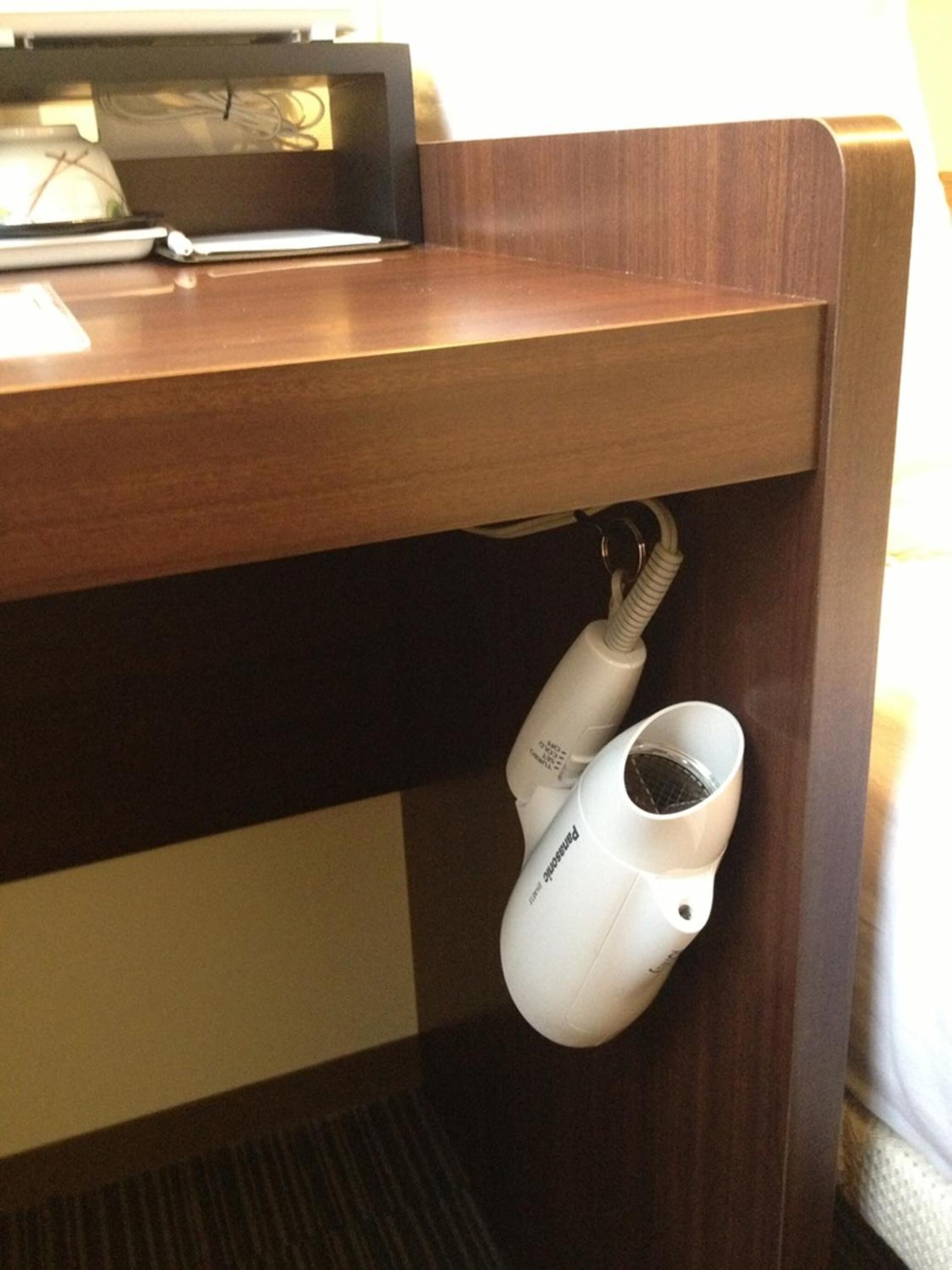 down duvets, desk, laptop workspace, blackout curtains