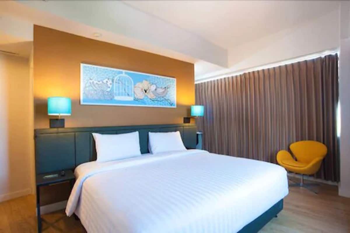 Deluxe kamer | Een kluis op de kamer, geluiddichte muren, gratis wifi, beddengoed