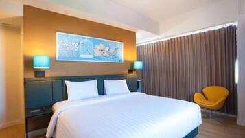 Deluxe-rum | Värdeförvaringsskåp på rummet, ljudisolering och gratis wi-fi