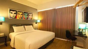 Een kluis op de kamer, geluiddichte muren, gratis wifi, beddengoed