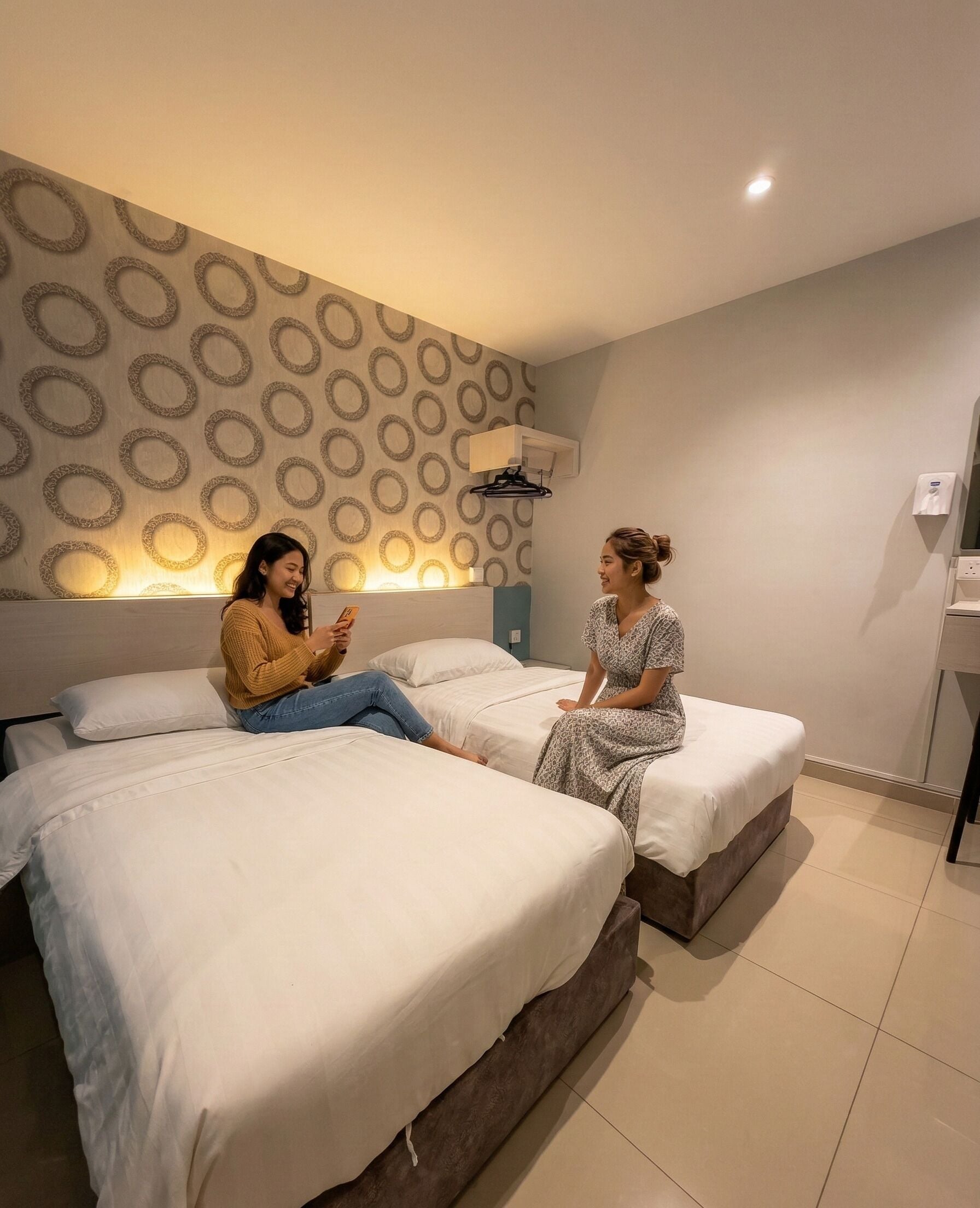 Desk, iron/ironing board, free WiFi, bed sheets