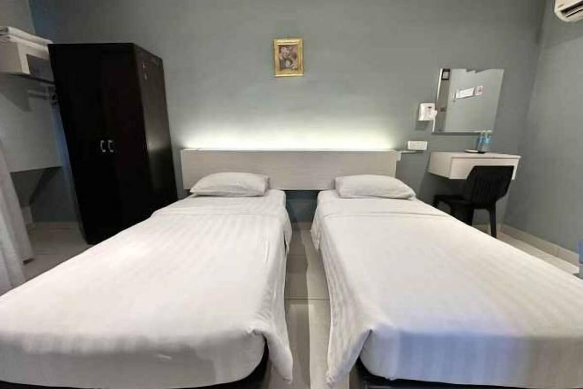 Desk, iron/ironing board, free WiFi, bed sheets