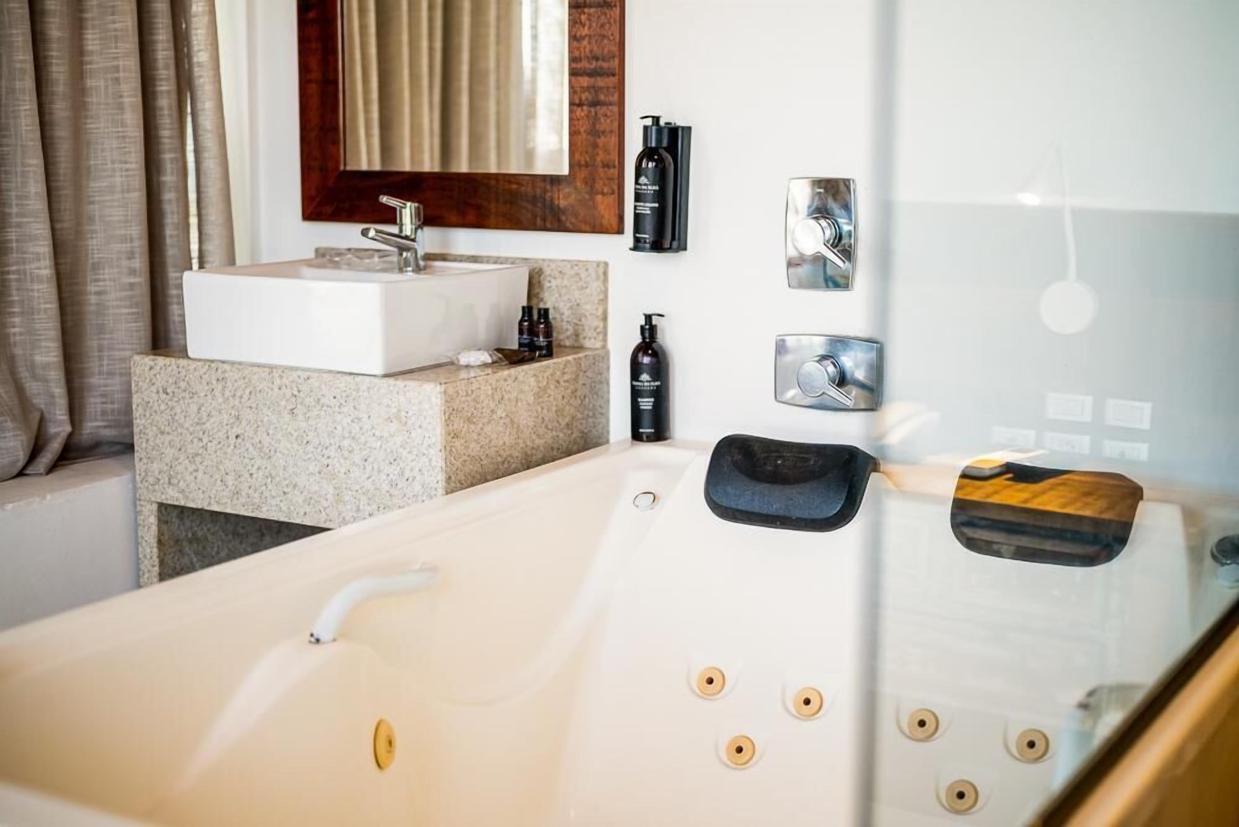 duplex | bathroom | free toiletries, hair dryer, towels, soap