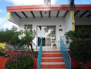 Entrée de l’hébergement