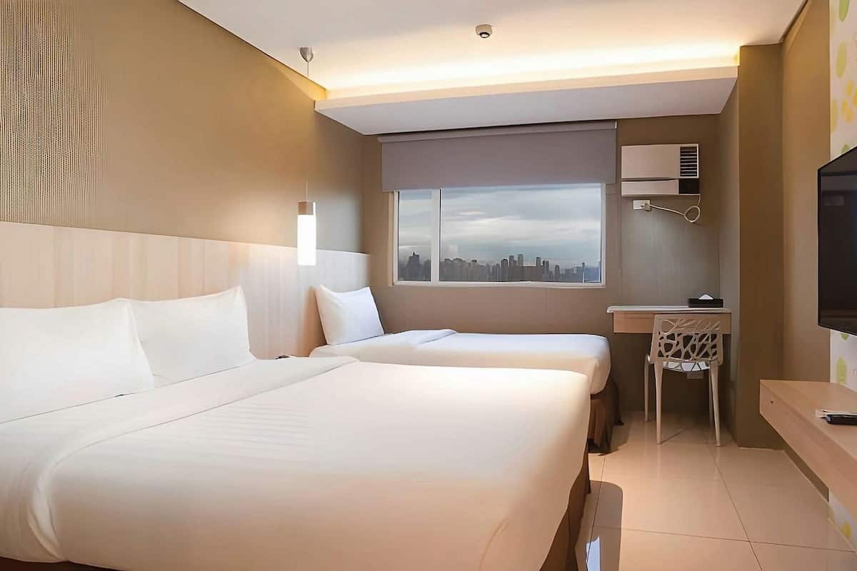 Premium bedding, memory foam beds, minibar, in-room safe