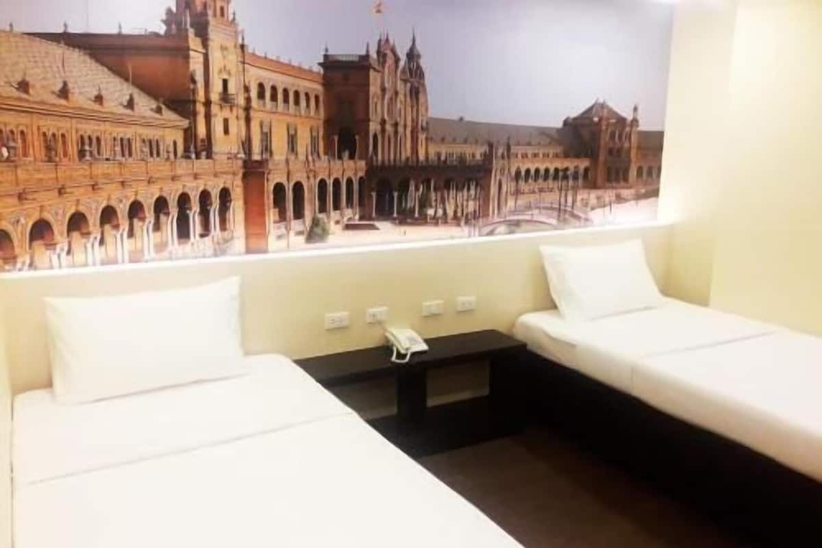 Desk, WiFi (free), bed sheets