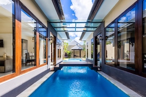 Indoor pool, 2 outdoor pools, sun loungers