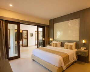 Villa, 3 Bedrooms, Private Pool | Premium bedding, minibar, in-room safe, desk - Luxotic Private Villa and Resort (Nusa Dua)