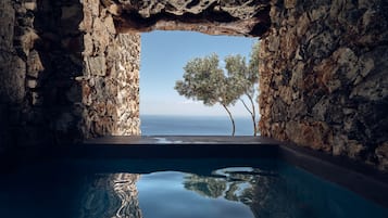 Suite pour lune de miel, 1 très grand lit, vue sur l’océan | Piscine privée