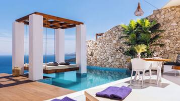 Honeymoon Suite, 1 King Bed, Ocean View (Allure) | Egyptian cotton sheets, premium bedding, down comforters, in-room safe