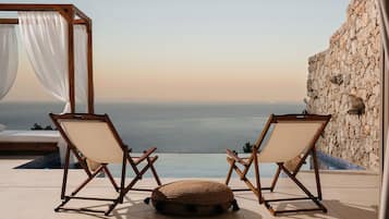 Honeymoon Suite | Living area | 21-inch flat-screen TV with satellite channels, plasma TV, fireplace