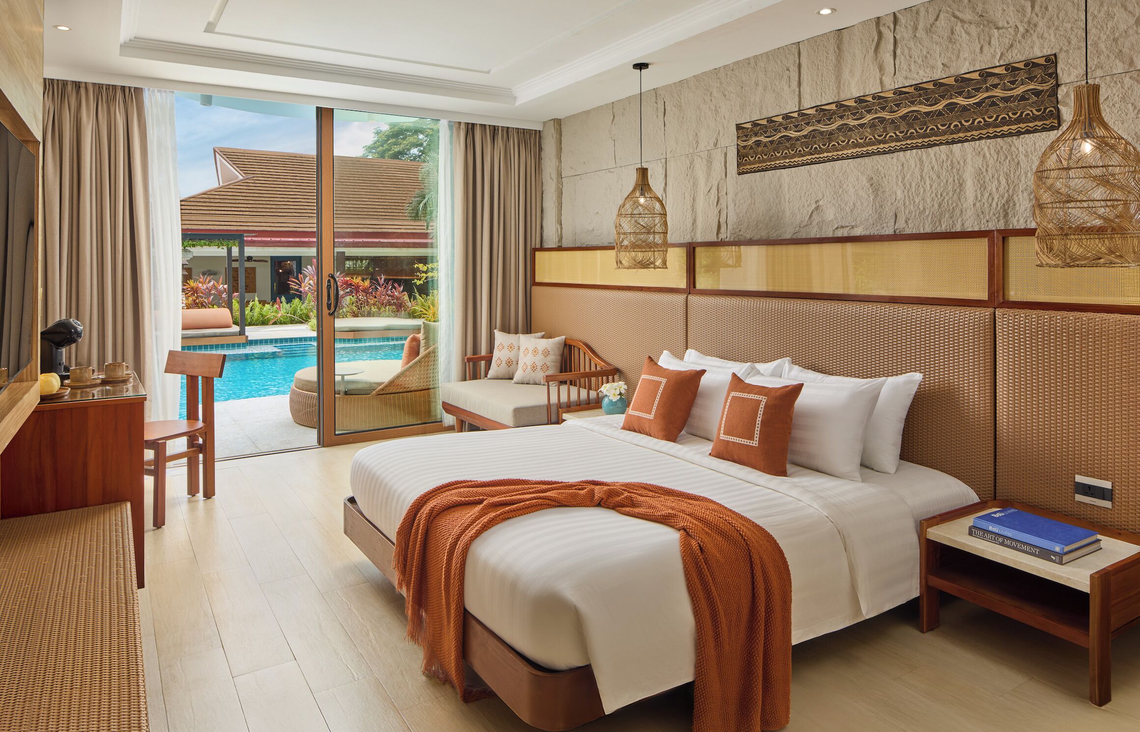 Ocean Wing Pool Access | Bathroom | Shower, rainfall showerhead, hair dryer, bathrobes