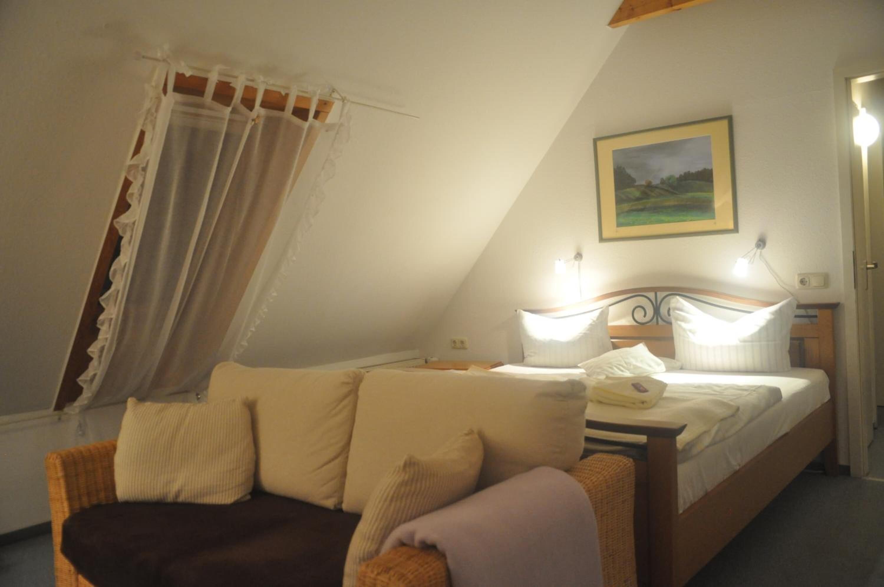 desk, blackout curtains, free wifi, bed sheets