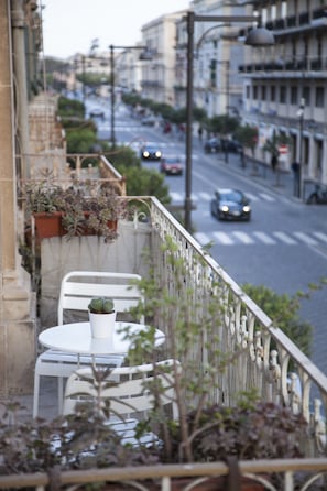 Vue sur la ville depuis l’hébergement 