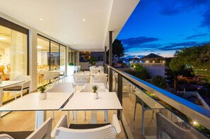 Blick von der Unterkunft