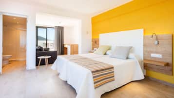 Junior Suite, Terrace, Sea View | Egyptian cotton sheets, blackout curtains, iron/ironing board, free WiFi