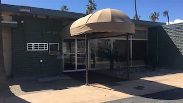 Overnatningsstedets facade