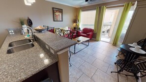 Private kitchen - Maravilla Seawall Condos by AB Sea (Galveston)