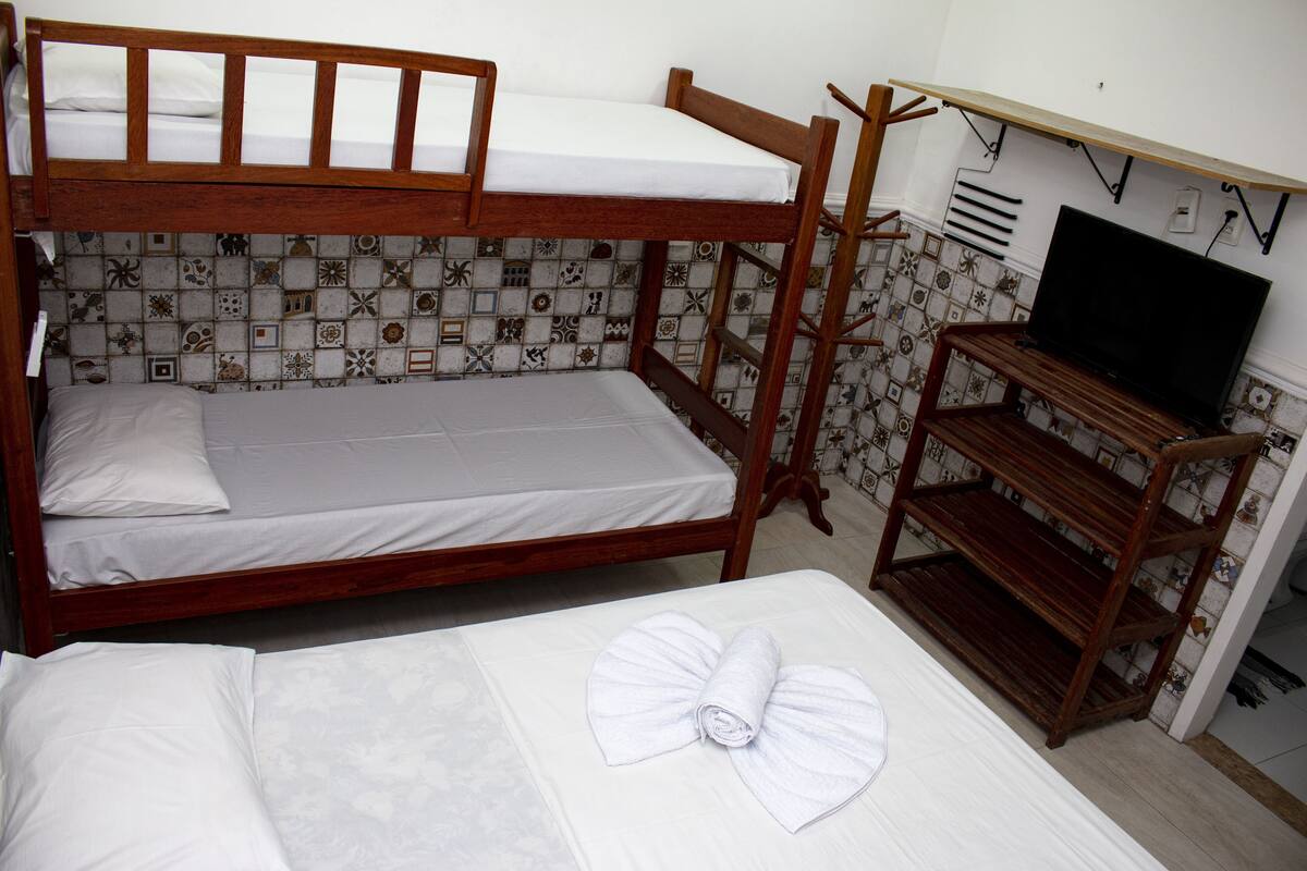 Individually decorated, individually furnished, desk, iron/ironing board