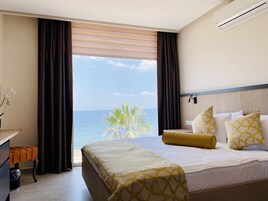 Lúxussvíta | 1 svefnherbergi, rúmföt af bestu gerð, rúm með Select Comfort dýnum