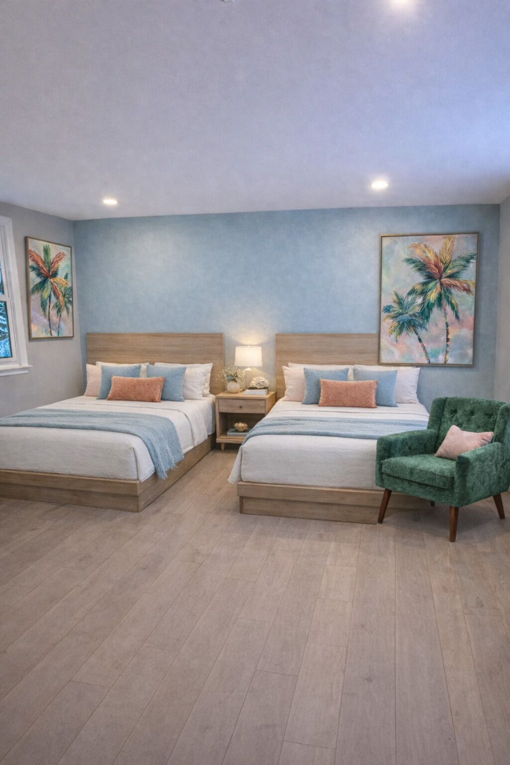 熨斗/熨衫板、免費 Wi-Fi、床單