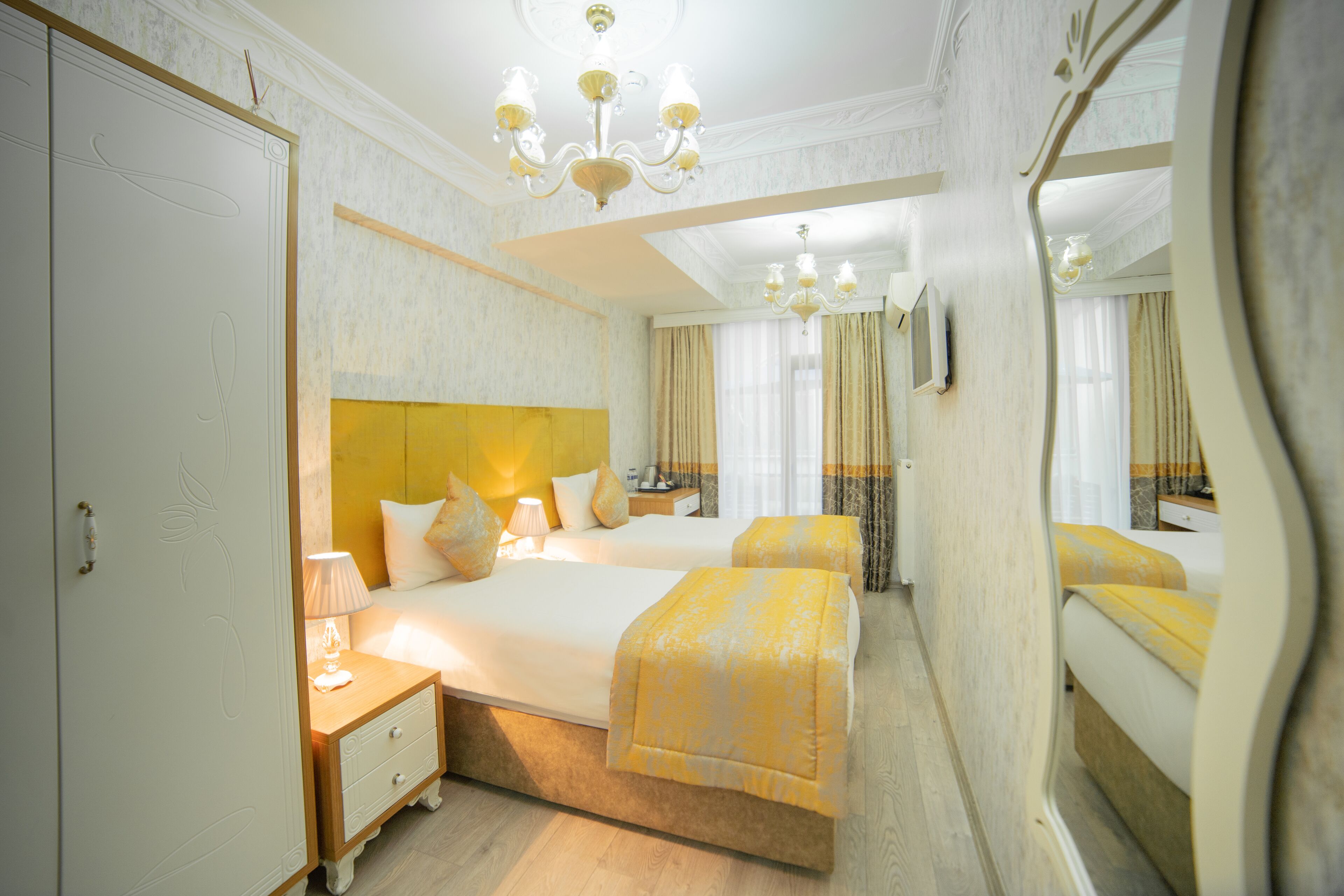 superior double or twin room ( patio) | premium bedding, free minibar, in-room safe, desk