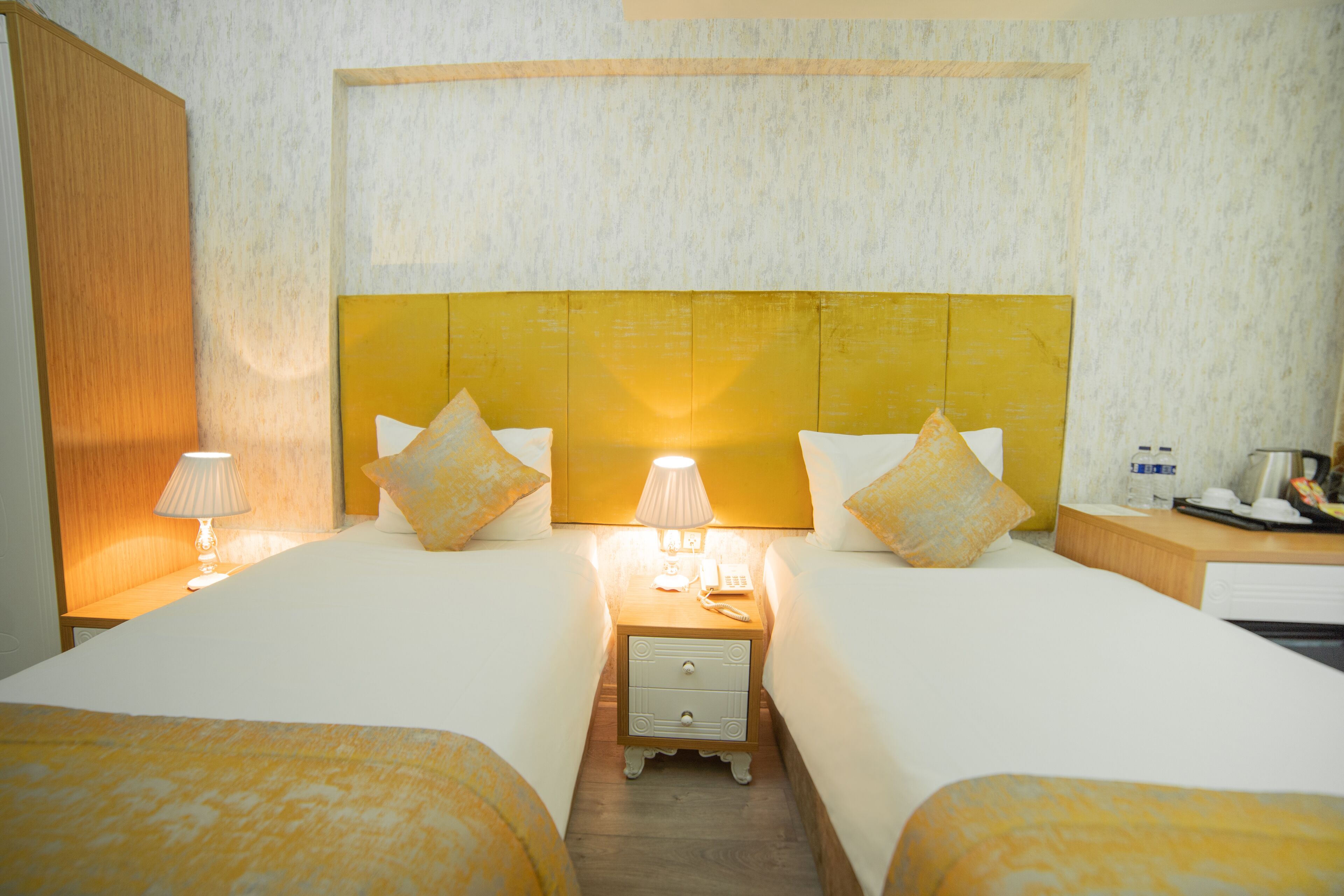 superior double or twin room ( patio) | premium bedding, free minibar, in-room safe, desk
