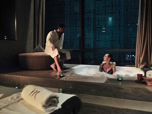 Salle de soins pour les couples, bain turc/hammam, soins du corps