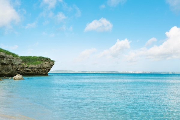 Beach nearby, beach umbrellas