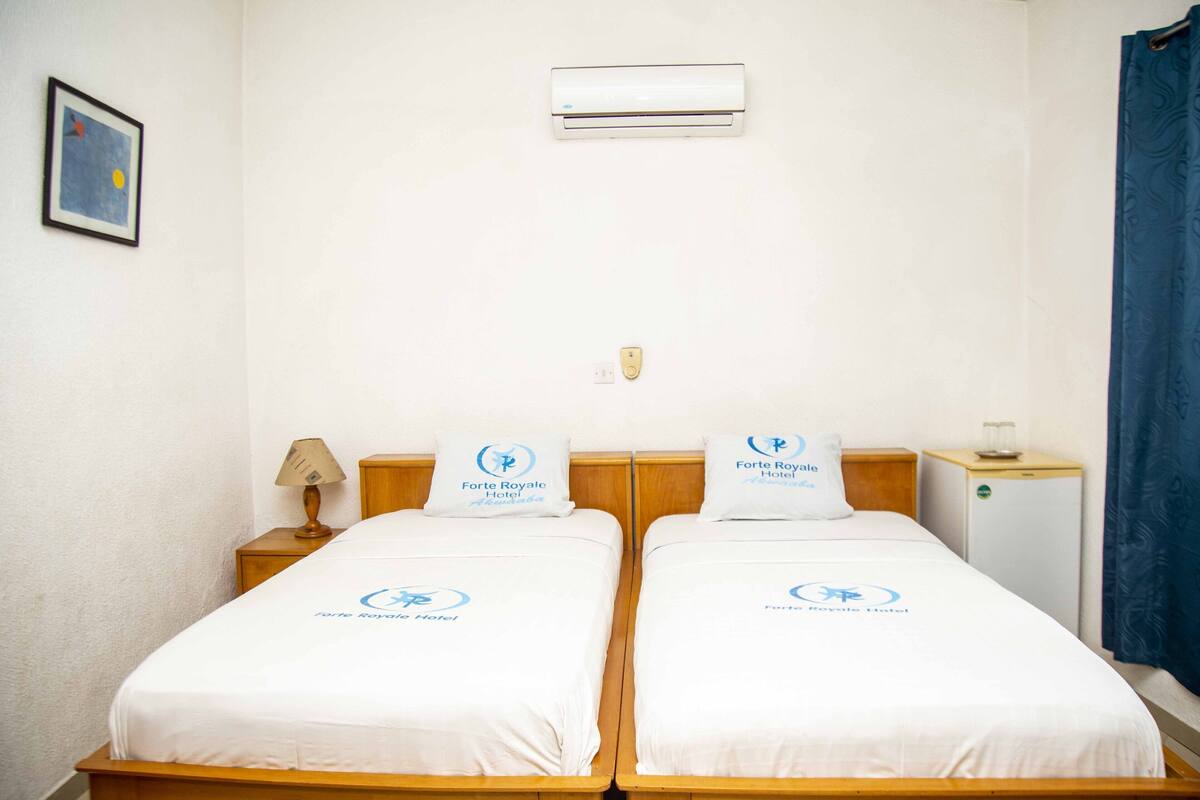 Camera con 2 letti singoli | Minibar, con stile personalizzato, con arredamento individuale