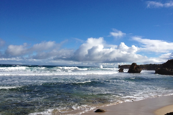 Beach nearby, white sand