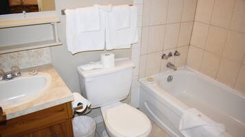 Free toiletries, hair dryer, towels