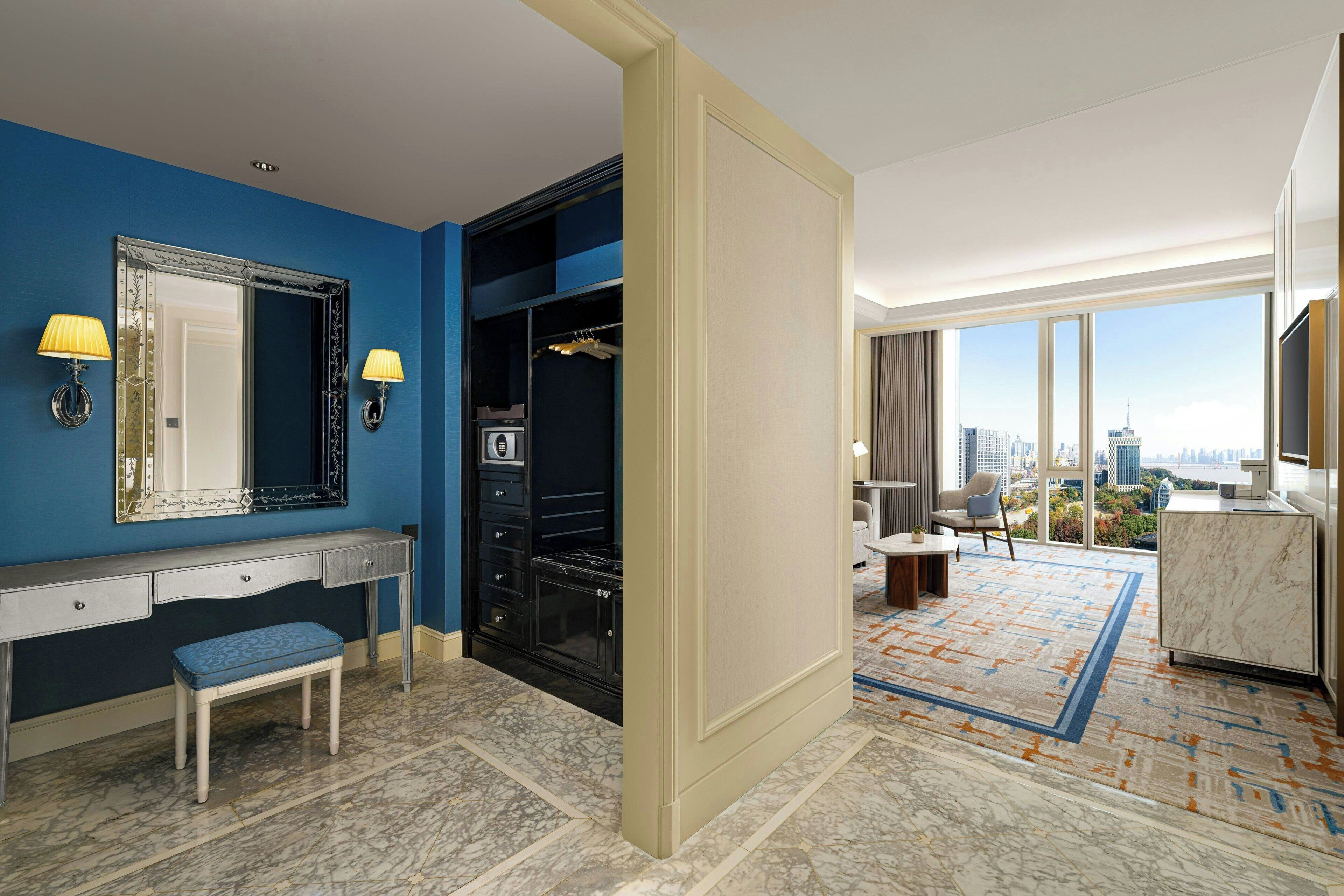 junior suite, 1 bedroom, river view | 1 bedroom, down duvets, in-room safe, individually decorated