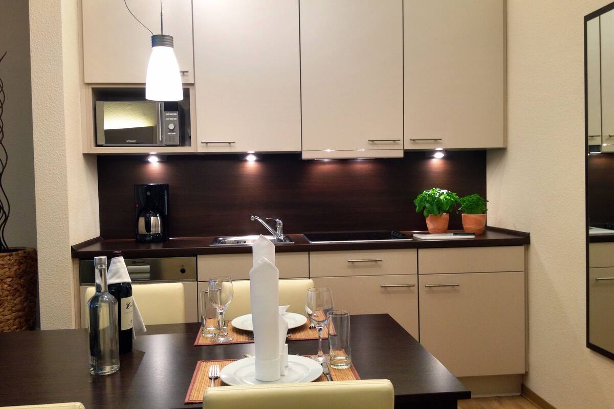 apartment, 1 bedroom | private kitchen | fridge, coffee/tea maker, electric kettle, toaster