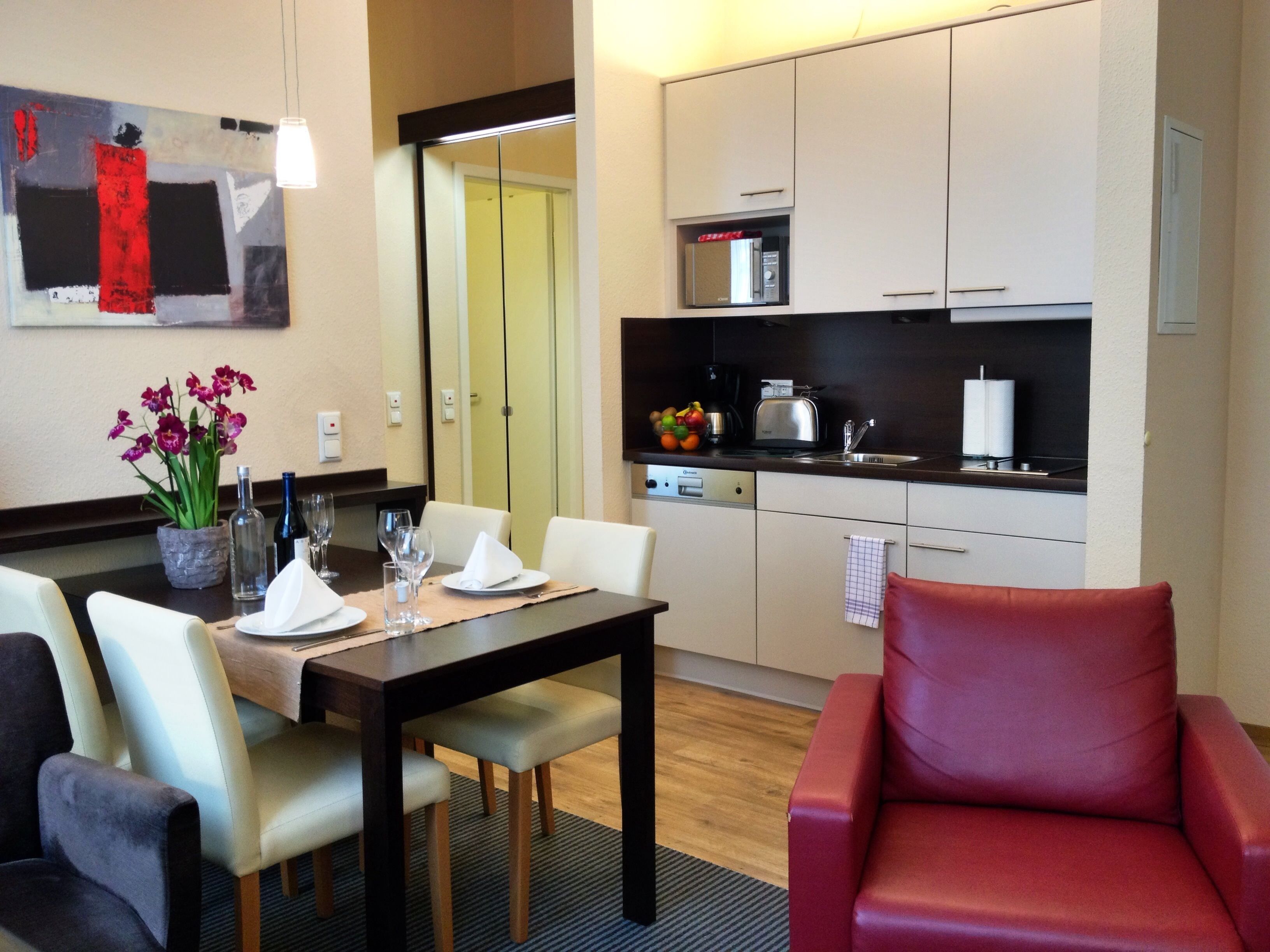 apartment, 1 bedroom | private kitchen | fridge, coffee/tea maker, electric kettle, toaster