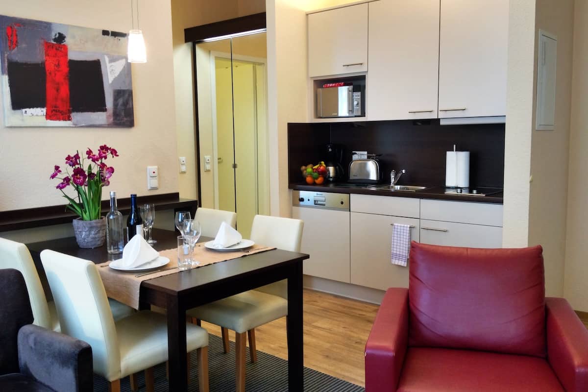 apartment, 1 bedroom | private kitchen | fridge, coffee/tea maker, electric kettle, toaster