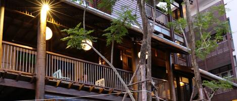 Voorkant van accommodatie