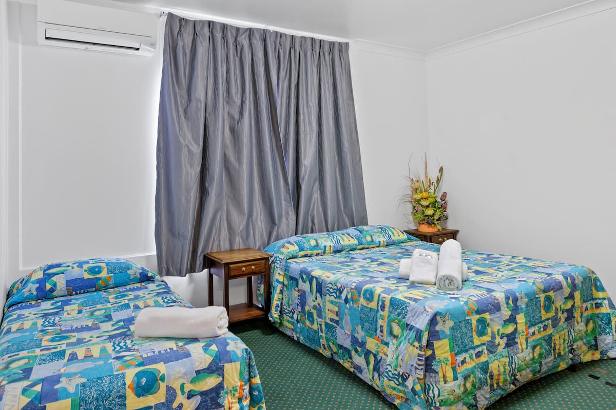 3 habitaciones y ropa de cama de alta calidad