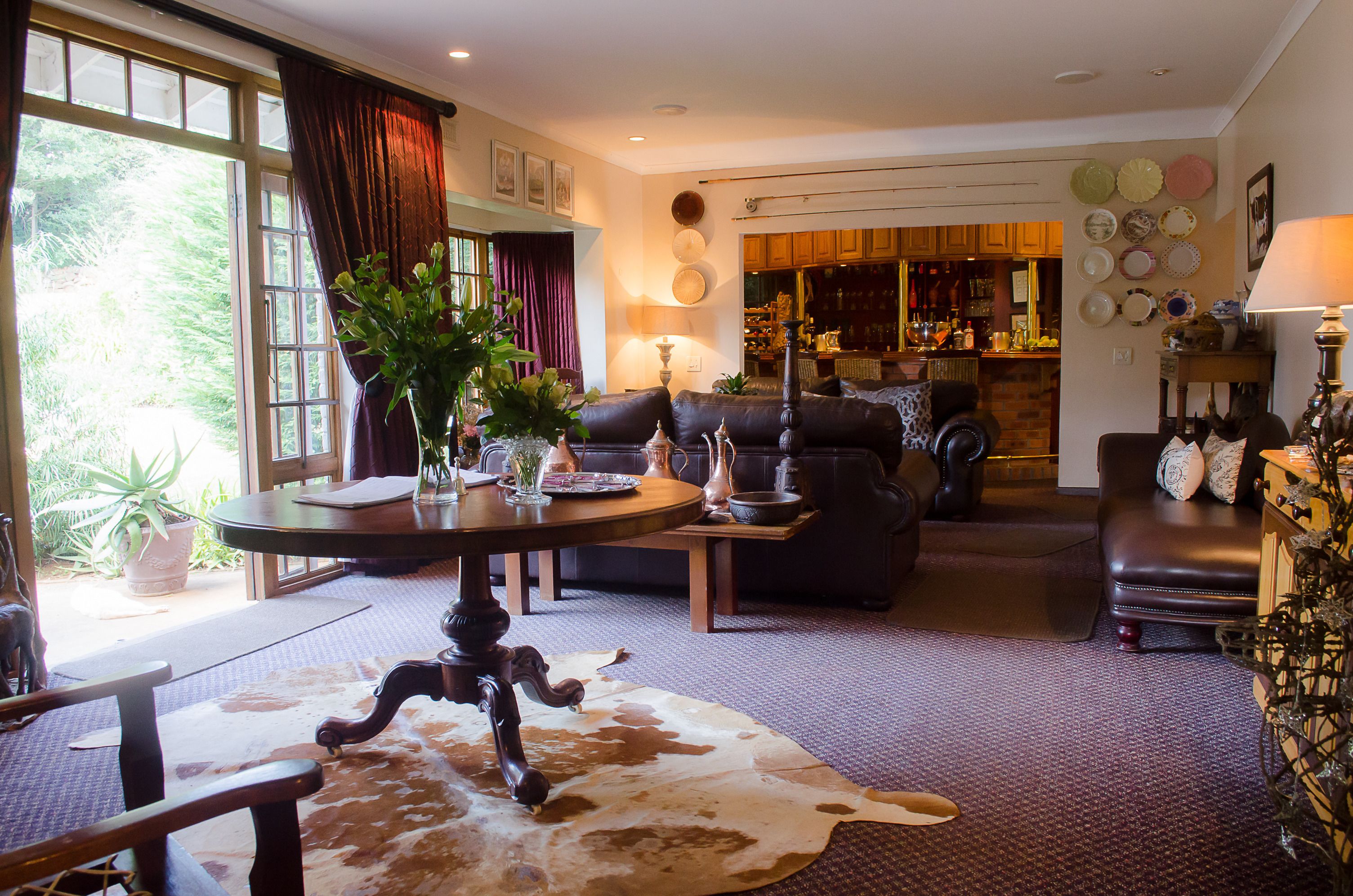 Sala de estar en el lobby