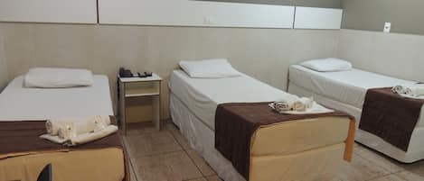 Triple Room, 3 Twin Beds | Terrace/patio