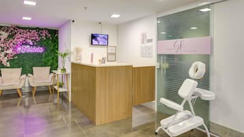 Steam room, massages