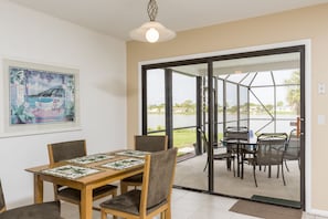 House, 2 Bedrooms, Private Pool, Lakeside (1.5 Bathrooms) | In-room dining - Addy by the Lake - Vacation Home (Port Charlotte)