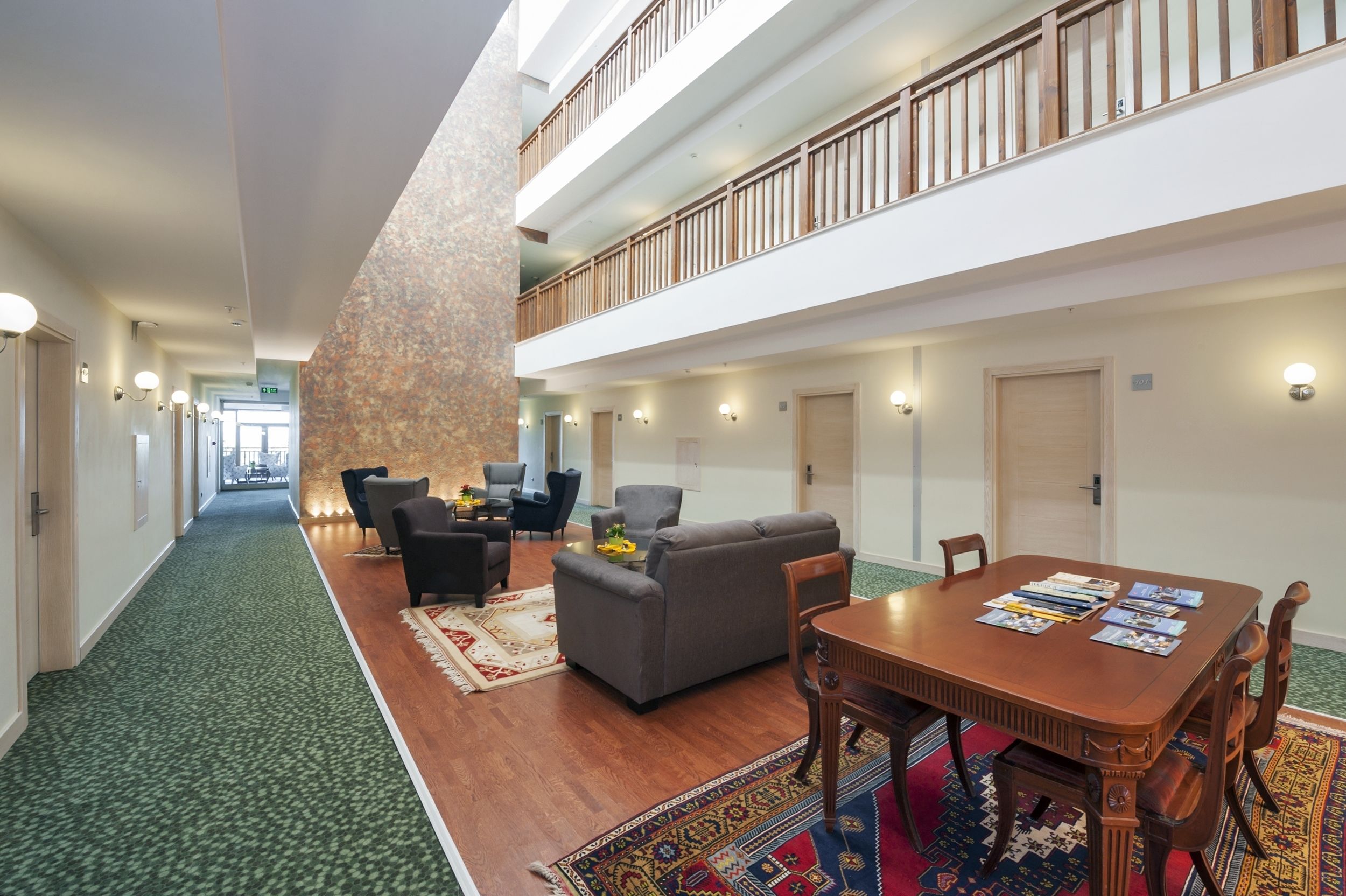 Sala de estar en el lobby