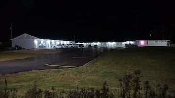 Front of property – evening/night