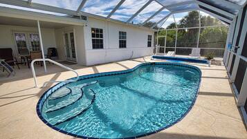 Indoor pool, outdoor pool