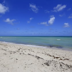On the beach